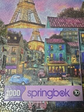 Eiffel Magic Springbok 1000-Piece Puzzle